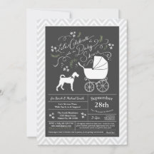Irish Terrier Baby Shower Gender Neutral