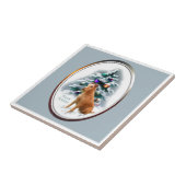 Irish Terrier Christmas Fliese (Seite)