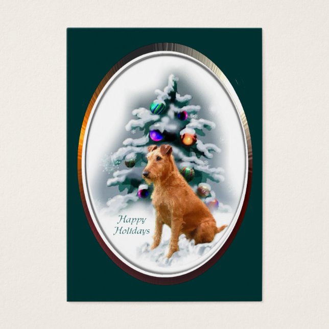 Irish Terrier Christmas Geschenke (Vorderseite)