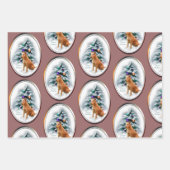 Irish Terrier Christmas Geschenke Geschenkpapier Set (Vorderseite)