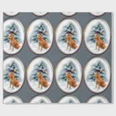 Irish Terrier Christmas Geschenkpapier (Flach)