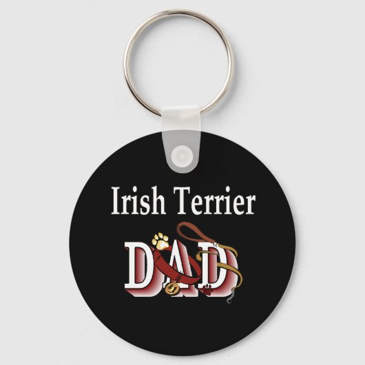 Irish Terrier dad Schlüsselanhänger (Vorderseite)