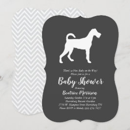 Irish Terrier Dog Baby Shower Gender Neutral Einladung