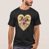 Irish Terrier Dog Dog Heart Irish Terrier 1 T-Shirt (Vorderseite)