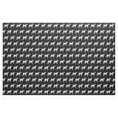 Irish Terrier Dog Silhouette Pet Stoff (Fat Quarter (45,7 x 55,9 cm))