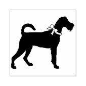 Irish Terrier Doppy Puppy Gummistempel (Prägung)