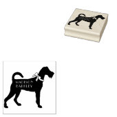 Irish Terrier Doppy Puppy Gummistempel (Stempel)