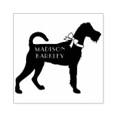 Irish Terrier Doppy Puppy Gummistempel (Prägung)