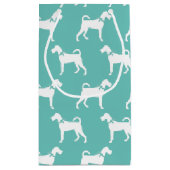 Irish Terrier Doppy Puppy Kleine Geschenktüte (Rückseite)