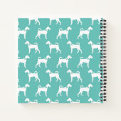 Irish Terrier Doppy Puppy Notizblock (Rückseite)