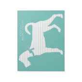 Irish Terrier Doppy Puppy Notizblock (Rotiert)