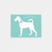 Irish Terrier Doppy Puppy Post-it Klebezettel (Vorderseite)