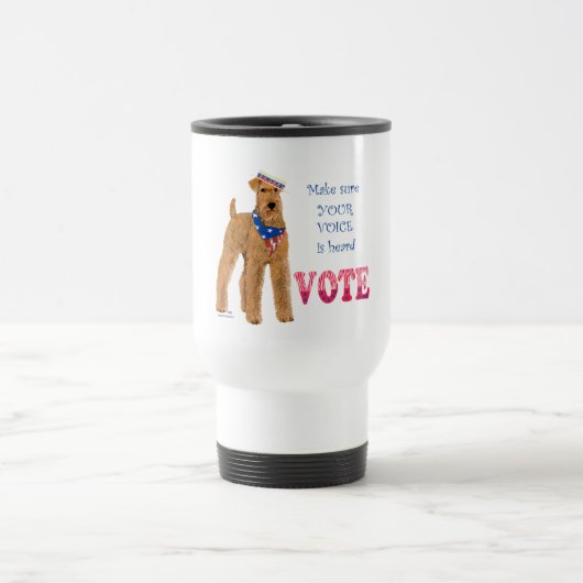 Irish Terrier Elections Reisebecher (Mittel)