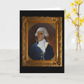 Irish Terrier "Gentleman" Malerei Art Karte (Gelbe Blume)