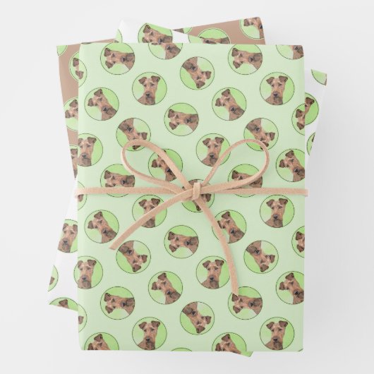 Irish Terrier Geschenkpapier Set (Beispiel)