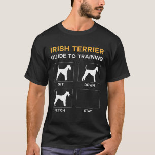Irish Terrier Guide to Training Dog Obedience T-Shirt