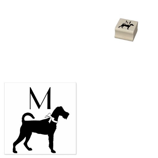 Irish Terrier Gummistempel (Stempel)