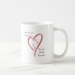 Irish Terrier Heart Belongs Kaffeetasse
