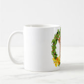 Irish Terrier Holly Wreath Kaffeetasse (Links)