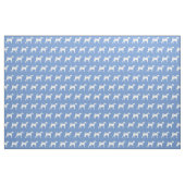 Irish Terrier Hund Silhouette Pet Light Blue Stoff (Fat Quarter (45,7 x 55,9 cm))
