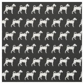 Irish Terrier Hund Silhouette Stoff (Muster)