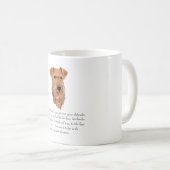 Irish Terrier Keepake - Female Kaffeetasse (VorderseiteRechts)