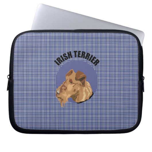 Irish Terrier Laptopschutzhülle (Vorderseite)