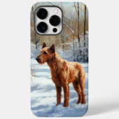 Irish Terrier Let It Snow Weihnachten Case-Mate iPhone Hülle (Rückseite)