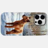 Irish Terrier Let It Snow Weihnachten Case-Mate iPhone Hülle (Rückseite (Horizontal))