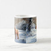 Irish Terrier Let It Snow Weihnachten Kaffeetasse (Mittel)