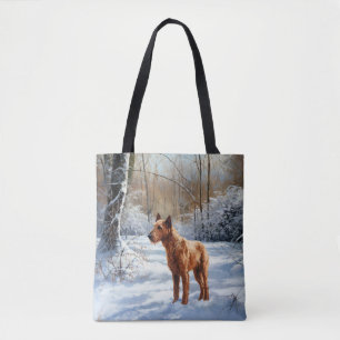 Irish Terrier Let It Snow Weihnachten Tasche