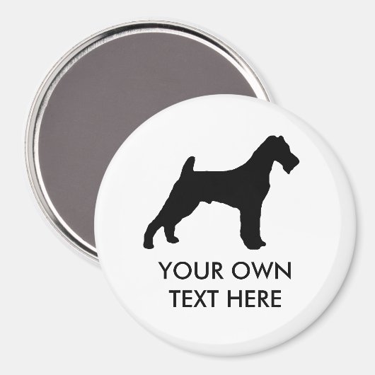 Irish Terrier Magnet (Vorderseite/Rückseite)