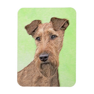 Irish-Terrier-Malerei - Süße originelle Hundekunst Magnet