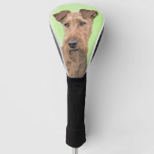 Irish Terrier Painting - Niedliche Hundekunst Golf Headcover (Vorderseite)