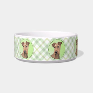 Irish Terrier Painting - Niedliche Hundekunst Napf