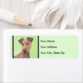 Irish Terrier Painting - Niedliche Original Dog Ar (Insitu)