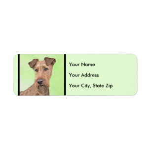 Irish Terrier Painting - Niedliche Original Dog Ar