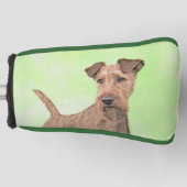 Irish Terrier Painting - Niedliche Original Dog Ar Golf Headcover (Vorderseite)