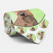 Irish Terrier Painting - Niedliche Original Dog Ar Krawatte (Gerollt)