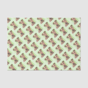 Irish Terrier Painting - Niedliche Original Dog Ar Seidenpapier