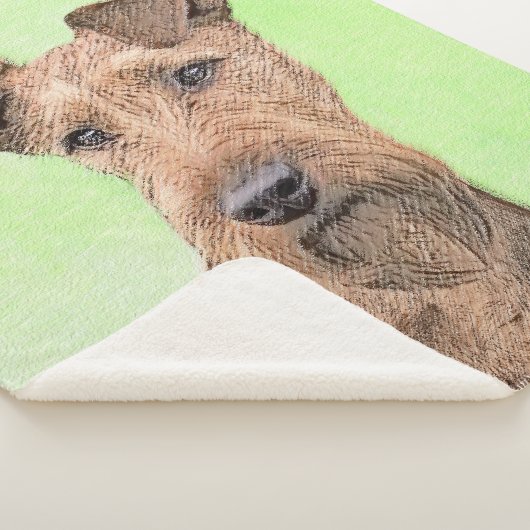 Irish Terrier Painting - Niedliche Original Dog Ar Sherpadecke (3/4)