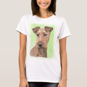 Irish Terrier Painting - Niedliche Original Dog Ar T-Shirt