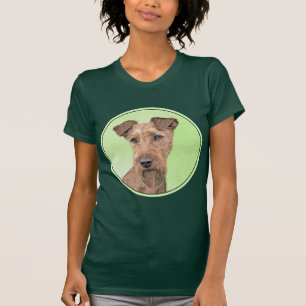 Irish Terrier Painting - Niedliche Original Dog Ar T-Shirt