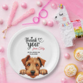 Irish Terrier Pappteller (Party)