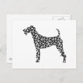 Irish Terrier Postkarte (Vorne/Hinten)
