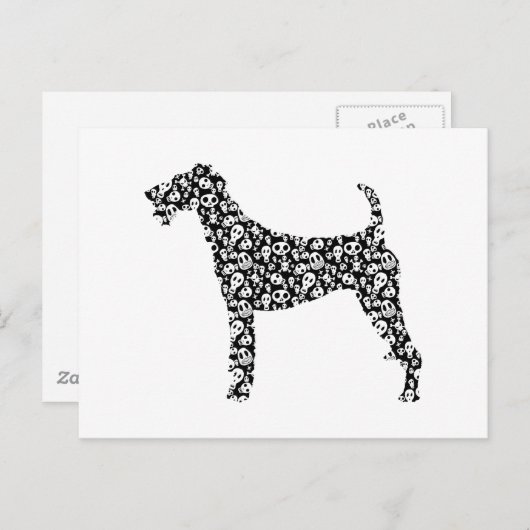 Irish Terrier Postkarte (Vorne/Hinten)