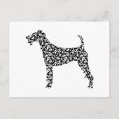 Irish Terrier Postkarte (Vorderseite)