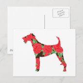 Irish Terrier Postkarte (Vorne/Hinten)