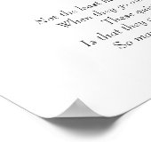 Irish Terrier Rainbow Bridge Poster (Ecke)