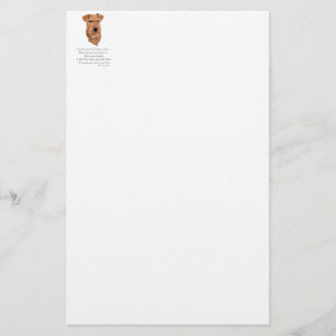 Irish Terrier Regenbogenbrücke Briefpapier